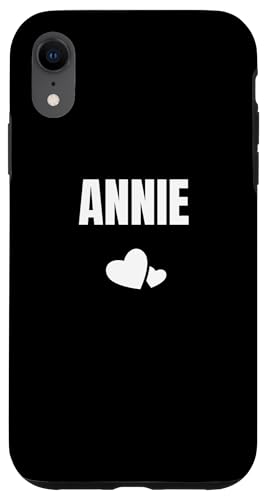 Annie Vorname Geburtstag Niedliches Herz Hülle für iPhone XR Annie Vorname Geburtstag Niedliches Herz Hülle für iPhone XR von First Name Gift Female Cute Heart Birthday Name