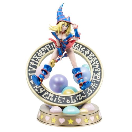 FIRST4FIGURES YU-GI-OH - Dark Magician Girl -Statuette Standard Vibrant Edition 30cm von FIRST4FIGURES