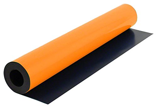 Magflex® Flexible Matt Orange Magnetic Sheet zum Erstellen von Magnetbildern, Kunstwerken, Schildern Oder Displays - 620mm Breit - 1M Länge von first4magnets