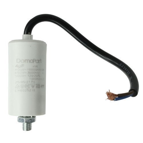 First4spares Universal Microfarad Start Kondensator Motor Run MFD 4UF Adapterkabel Kabel, Stecker, 400V 450V, 500V) von First4spares