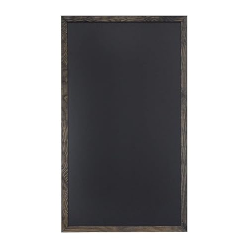 Kreidetafel mit Echtholzrahmen schwarz, 100 x 55 cm von Firstlaser GmbH
