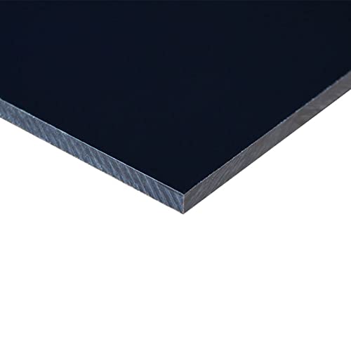 Wetterfeste Kreidetafel schwarz für Außen- und Innenbereiche, Stärke 6 mm, 100x100 cm von Firstlaser GmbH