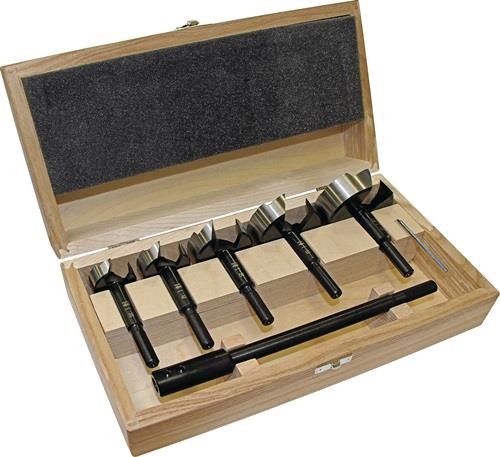 Fisch-tools Forstnerbohrersatz BLACK SHARK PRO 6-tlg.D.35,40,50,60,68 mm+Verl. von Fisch-tools