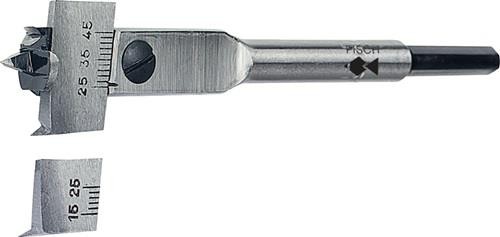 Fisch-tools Zentrumbohrer Type 0500 Bohr-Ø 22-76mm L.190mm Schaft 6-kant Fisch-tools Zentrumbohrer Type 0500 Bohr-Ø 22-76mm L.190mm Schaft 6-kant von Fisch-tools