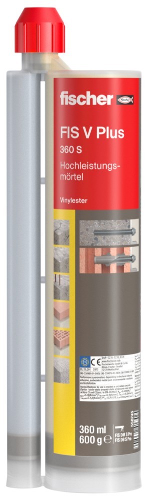Fischer Deutschl. Hochleistungsmörtel FIS V Plus 360 S 558745 Fischer Deutschl. Hochleistungsmörtel FIS V Plus 360 S 558745 von Fischer Deutschl.