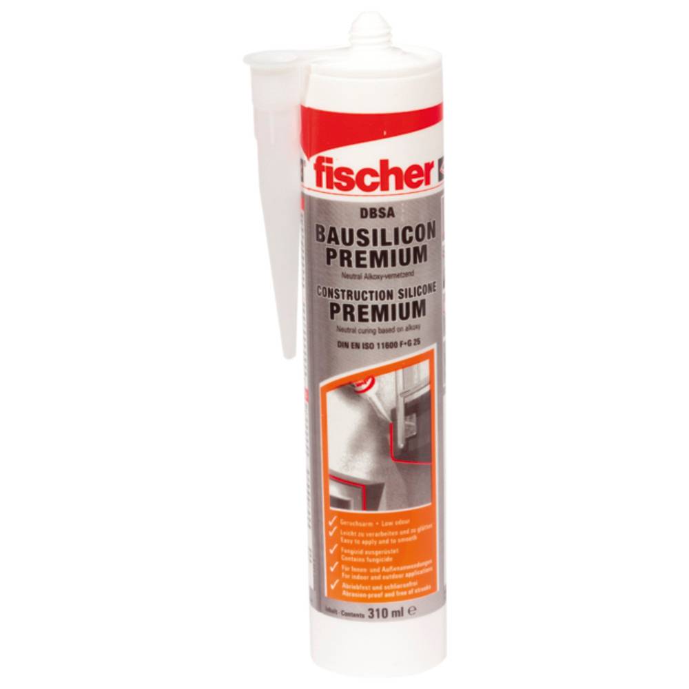 Fischer Bausilicon DBSA TP 310 ml 053090 transparent Fischer Bausilicon DBSA TP 310 ml 053090 transparent von Fischer Deutschland Vertriebs