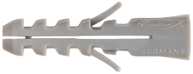 Fischer Dübel im Doppelpack S 6 050125 DP (Inhalt 200 Stück) von Fischer Deutschland Vertriebs