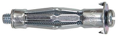 Fischer Hohlraum-Metalldübel HM 519769 4x32 S (Inhalt 50 Stück) von Fischer Deutschland Vertriebs