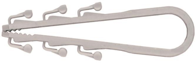 Fischer Leitungsschlaufe Steckfix 058156 SF plus LS 8/28 (Inhalt 100 Stück) von Fischer Deutschland Vertriebs