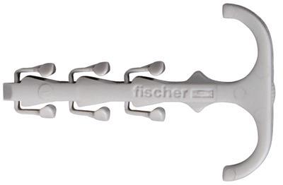 Fischer Zwillingsschelle Steckfix 058184 SF plus ZS 10 (Inhalt 100 Stück) von Fischer Deutschland Vertriebs