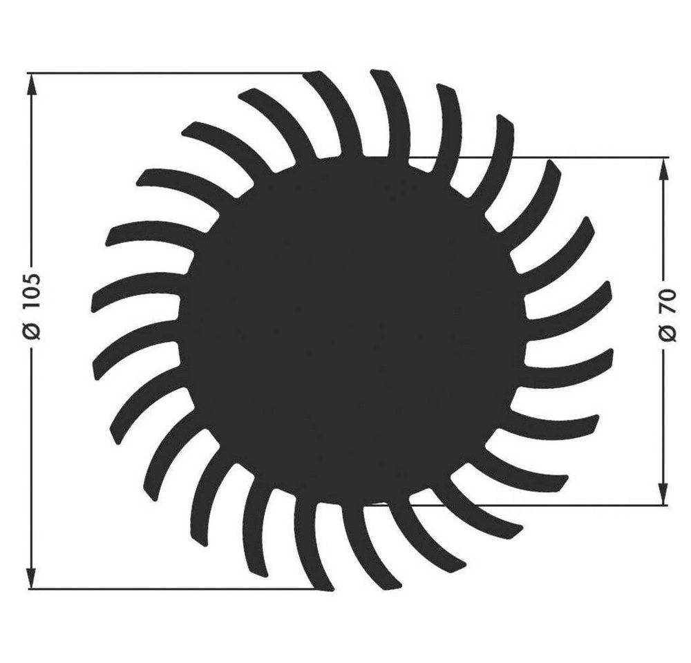 Fischer Elektronik Computer-Kühler LED-Kühlkörper SK 584 Fischer Elektronik Computer-Kühler LED-Kühlkörper SK 584 von Fischer Elektronik