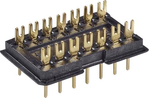 Fischer Elektronik DIL-Stecker 1 St. DILS 16 GO Polzahl: 16 Rastermaß: 2.5 mm (L x B x H) 22.6 x 12 von Fischer Elektronik