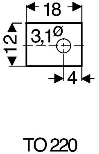 Fischer Elektronik GS 220 P Glimmerscheibe (L x B) 18mm x 12mm Passend für (Gehäuseart (Halbleiter von Fischer Elektronik