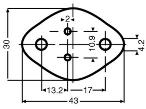 Fischer Elektronik GS 3 Glimmerscheibe (L x B) 43mm x 30mm Passend für (Gehäuseart (Halbleiter)) T von Fischer Elektronik