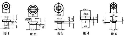 Fischer Elektronik IB 6 Isolierbuchse Außen-Durchmesser: 3.5 mm, 6mm Innen-Durchmesser: 3.1mm von Fischer Elektronik
