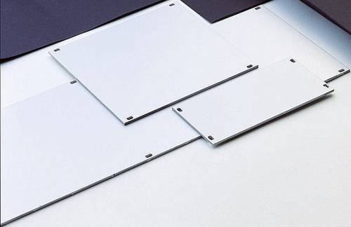 Fischer Elektronik TFP 3HE 10TE ME Frontplatte (B x H) 50.5mm x 128.4mm Aluminium Silber (matt, elox von Fischer Elektronik