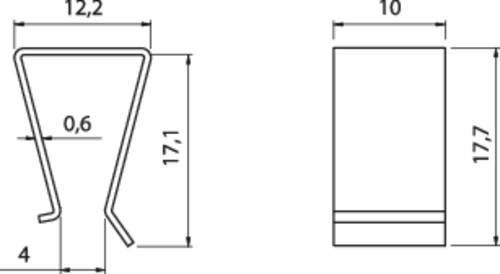 Fischer Elektronik Transistor-Klammer Passend für (Gehäuseart (Halbleiter)): TO-220 (L x B x H) 17 von Fischer Elektronik