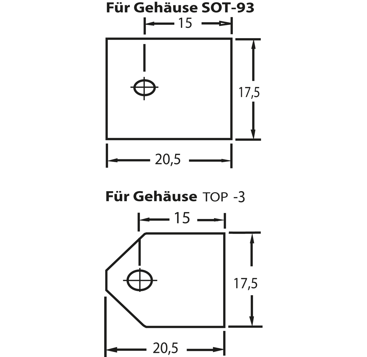 GLIMMER SOT 93 - Glimmerscheibe für Gehäuse SOT93 von Fischer Elektronik