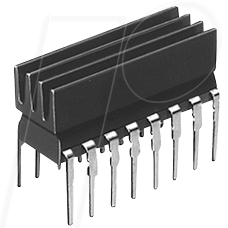 ICK 14 16 L - Kühlkörper 6,3 x 4,8 x 19 mm, für DIL - IC von Fischer Elektronik