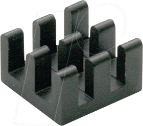 ICK BGA 10 X 10 - Kühlkörper, 10 mm, Alu, 30 K/W, BGA von Fischer Elektronik