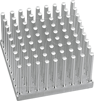 ICKS 45X45X20 - Kühlkörper, 45 mm, Alu, 4,25 K/W von Fischer Elektronik