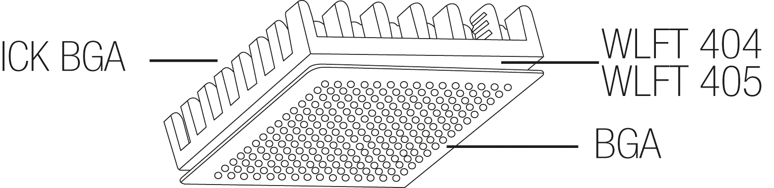 V ICK BGA14X14 - Kühlkörper für BGA, 14 x 14 x 6 mm V ICK BGA14X14 - Kühlkörper für BGA, 14 x 14 x 6 mm von Fischer Elektronik