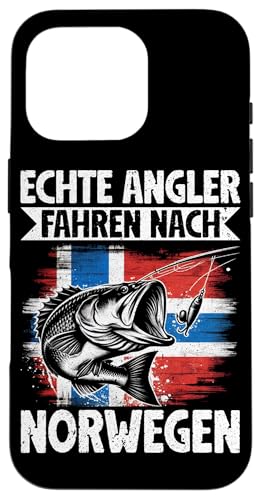 Echte Angler Fahren Nach Norwegen Angelteam Angler Fischer Hülle für iPhone 16 Pro von Fischer Fischjagd Norwegen Angelausflug