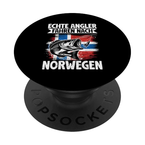 Echte Angler Fahren Nach Norwegen Angelteam Angler Fischer PopSockets Klebender PopGrip Echte Angler Fahren Nach Norwegen Angelteam Angler Fischer PopSockets Klebender PopGrip von Fischer Fischjagd Norwegen Angelausflug