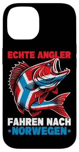 Echte Angler Fahren Nach Norwegen Fishing Angelteam Hülle für iPhone 14 von Fischer Fischjagd Norwegen Angelausflug