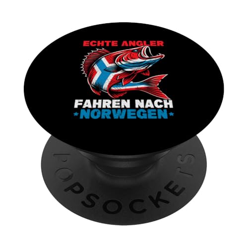 Echte Angler Fahren Nach Norwegen Fishing Angelteam PopSockets Klebender PopGrip Echte Angler Fahren Nach Norwegen Fishing Angelteam PopSockets Klebender PopGrip von Fischer Fischjagd Norwegen Angelausflug