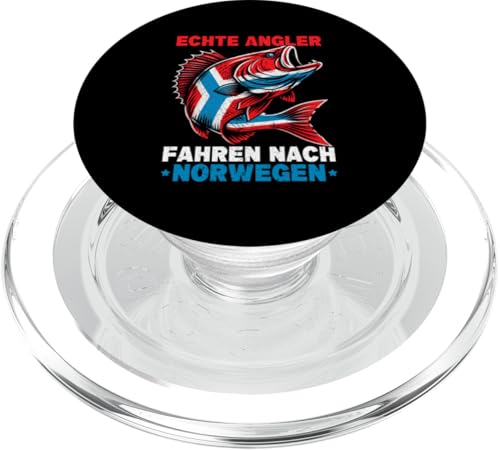 Echte Angler Fahren Nach Norwegen Fishing Angelteam PopSockets PopGrip für MagSafe Echte Angler Fahren Nach Norwegen Fishing Angelteam PopSockets PopGrip für MagSafe von Fischer Fischjagd Norwegen Angelausflug