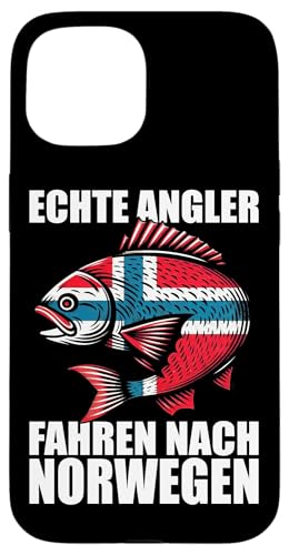 Echte Angler Fahren Nach Norwegen Norway Angler Fischer Hülle für iPhone 15 Echte Angler Fahren Nach Norwegen Norway Angler Fischer Hülle für iPhone 15 von Fischer Fischjagd Norwegen Angelausflug