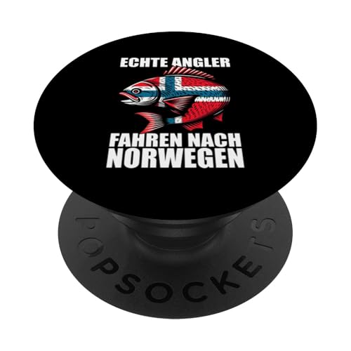 Echte Angler Fahren Nach Norwegen Norway Angler Fischer PopSockets Klebender PopGrip Echte Angler Fahren Nach Norwegen Norway Angler Fischer PopSockets Klebender PopGrip von Fischer Fischjagd Norwegen Angelausflug