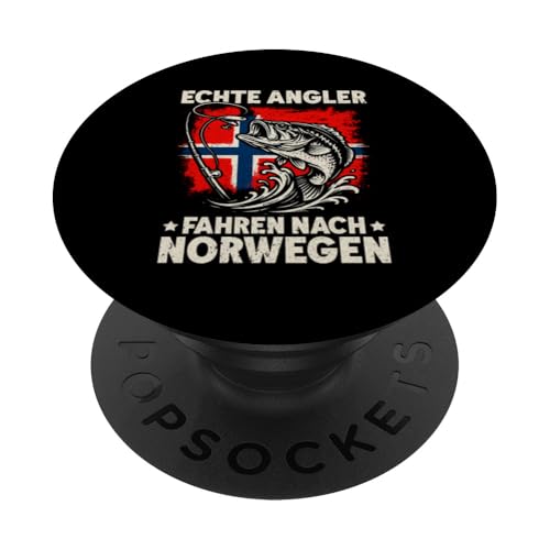 Echte Angler Fahren Nach Norwegen Norway Fischer Angelsport PopSockets Klebender PopGrip Echte Angler Fahren Nach Norwegen Norway Fischer Angelsport PopSockets Klebender PopGrip von Fischer Fischjagd Norwegen Angelausflug