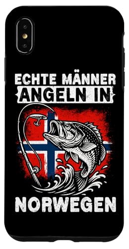 Echte Männer Angeln In Norwegen Fischer Angelsport Angler Hülle für iPhone XS Max von Fischer Fischjagd Norwegen Angelausflug