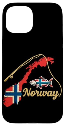 Norway Norwegen Angelteam Angler Fischer Angelsport Hülle für iPhone 15 von Fischer Fischjagd Norwegen Angelausflug