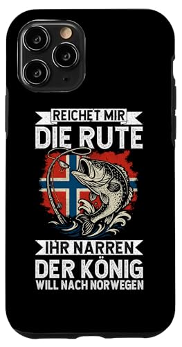 Reichet Mir Die Rute Ihr Narren Der König Will Nach Norwegen Hülle für iPhone 11 Pro Reichet Mir Die Rute Ihr Narren Der König Will Nach Norwegen Hülle für iPhone 11 Pro von Fischer Fischjagd Norwegen Angelausflug