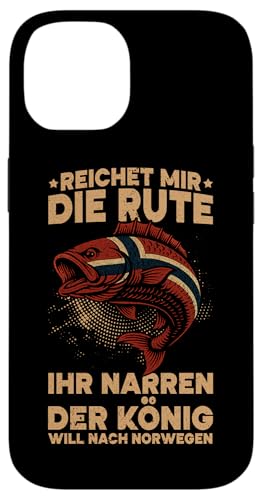 Reichet Mir Die Rute Ihr Narren Der König Will Nach Norwegen Hülle für iPhone 14 Reichet Mir Die Rute Ihr Narren Der König Will Nach Norwegen Hülle für iPhone 14 von Fischer Fischjagd Norwegen Angelausflug