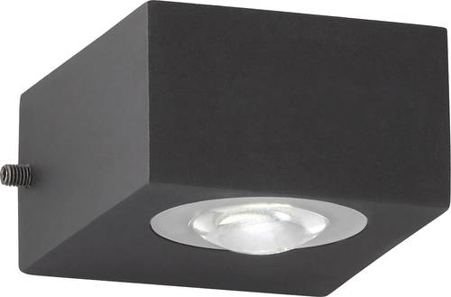 Fischer & Honsel Helsinki 30374 Außenwandleuchte LED, Lichtquelle nicht austauschbar 4W LED Schwarz von Fischer & Honsel