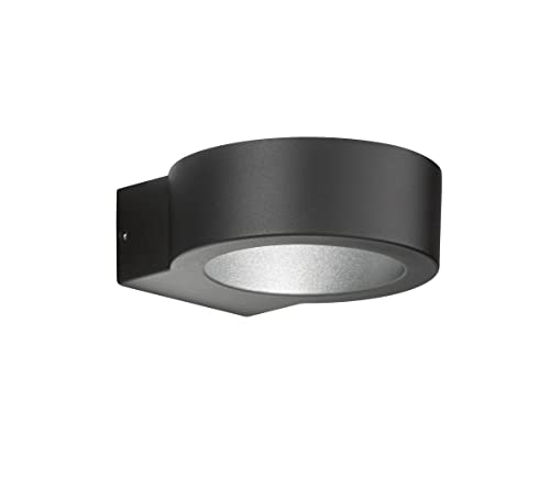 Fischer & Honsel Torres 30382 Außenwandleuchte LED, Lichtquelle nicht austauschbar 3.5W LED Schwarz von Fischer & Honsel