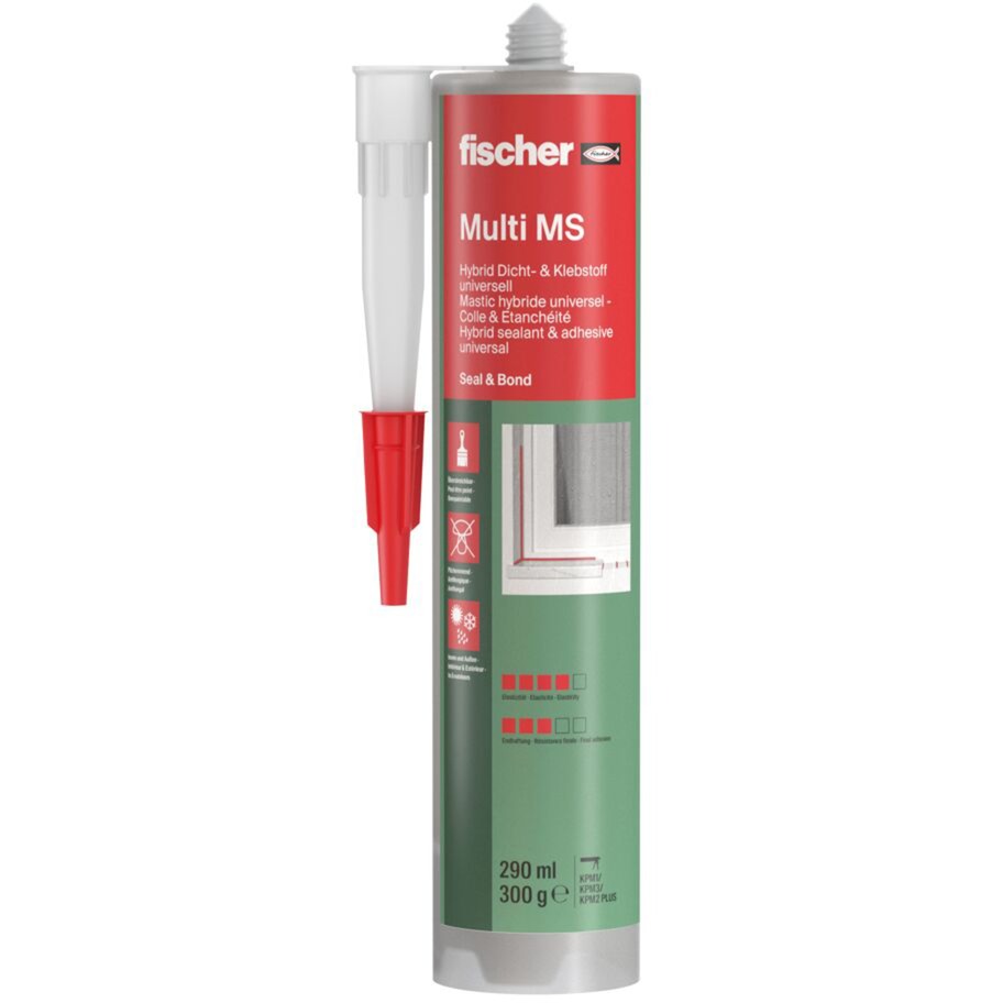 Bauklebstoff Multi MS 290ml, Dichtmasse Bauklebstoff Multi MS 290ml, Dichtmasse von Fischer