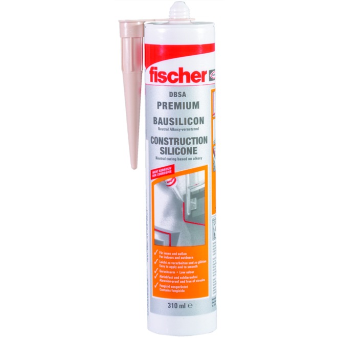Bausilicon DBSA W 310ml, Dichtmasse von Fischer