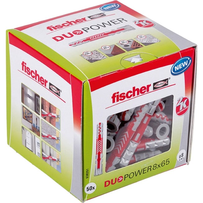 Dübel DUOPOWER 8x65 LD von Fischer