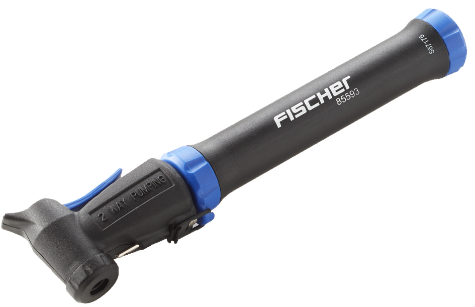 FISCHER / BETO Mini-Fahrrad-Luftpumpe, für alle Ventile von Fischer