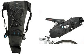 FISCHER Fahrrad-Satteltasche MTB XL, schwarz Innenmaterial: PVC (wasserdicht), Außenmaterial: Nylon, - 1 Stück (86277) von Fischer