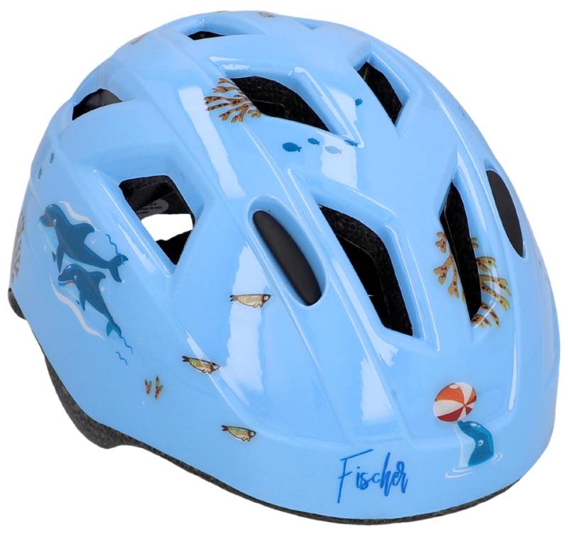 FISCHER Kinder-Fahrrad-Helm , Plus Dolphin, , Größe: XS/S von Fischer