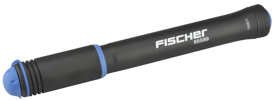 FISCHER Mini-Fahrrad-Luftpumpe FLEX, schwarz/blau FISCHER Mini-Fahrrad-Luftpumpe FLEX, schwarz/blau von Fischer