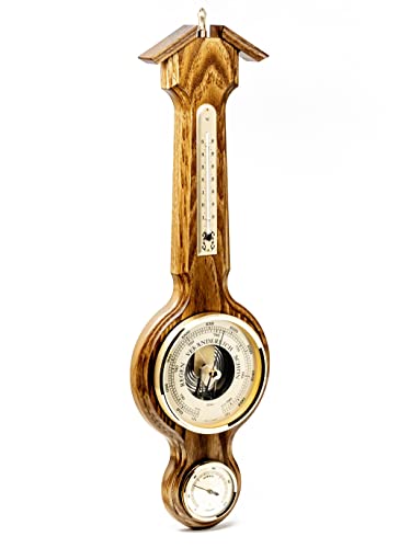 Fischer 4673-34 - Wetterstation - Wetterwarte mit Thermometer, Barometer, Hygrometer - Echtholz-Gehäuse Made in Germany Fischer 4673-34 - Wetterstation - Wetterwarte mit Thermometer, Barometer, Hygrometer - Echtholz-Gehäuse Made in Germany von Fischer