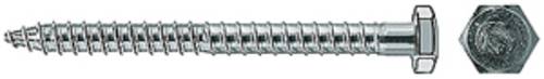 Fischer 80412 Sicherheitsschrauben 10mm 95mm Außensechskant Stahl galvanisch verzinkt 50St. von Fischer