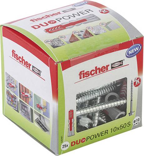 Fischer DUOPOWER 10x50 S LD 2-Komponenten-Dübel 50mm 10mm 535461 25St. von Fischer